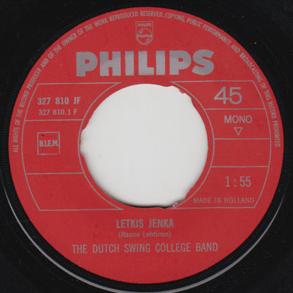 The Dutch Swing College Band : Letkis Jenka / When The Sun Says Goodnight To The Mountains (The French Song) (7", Single, Mono)