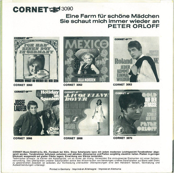 Peter Orloff : Eine Farm Für Schöne Mädchen (7", Single)