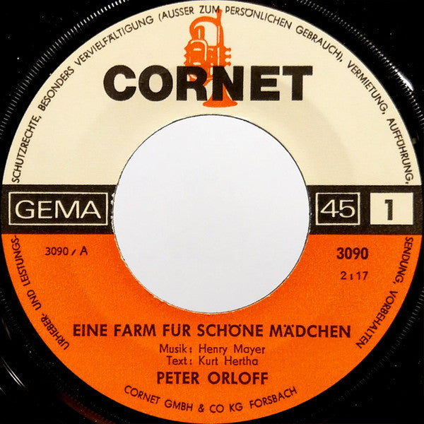 Peter Orloff : Eine Farm Für Schöne Mädchen (7", Single)
