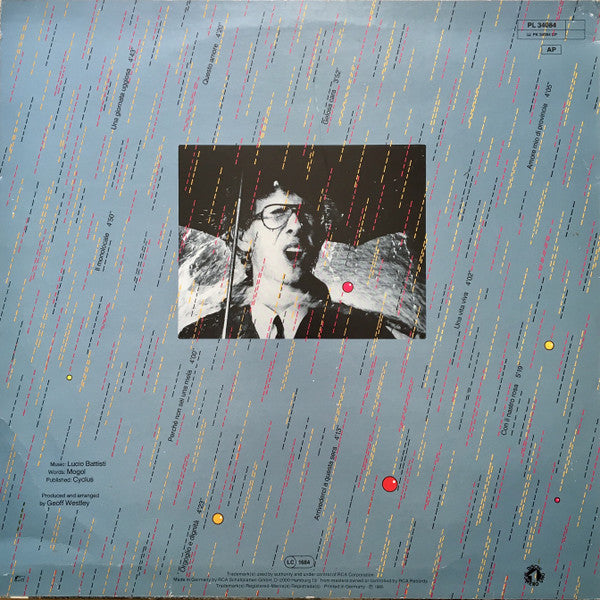 Lucio Battisti : Una Giornata Uggiosa (LP, Album)