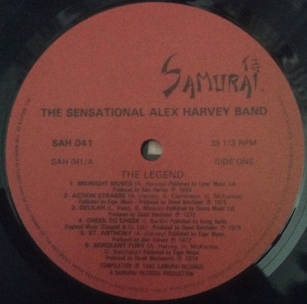 The Sensational Alex Harvey Band : The Legend (LP, Comp)