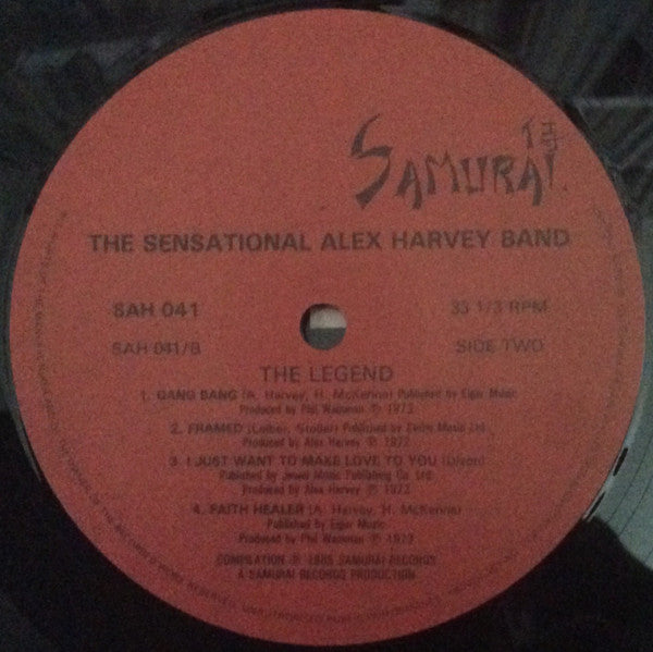 The Sensational Alex Harvey Band : The Legend (LP, Comp)