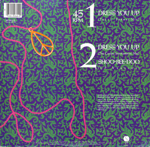 Madonna : Dress You Up (12", Maxi)