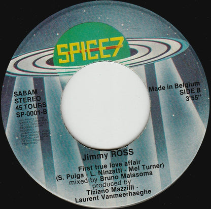 Jimmy Ross : First True Love Affair (7", Single)