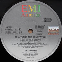Tina Turner : Tina Turns The Country On (LP, Album, RE, Dir)