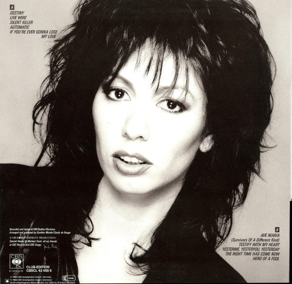 Jennifer Rush : Movin' (LP, Album, Club)