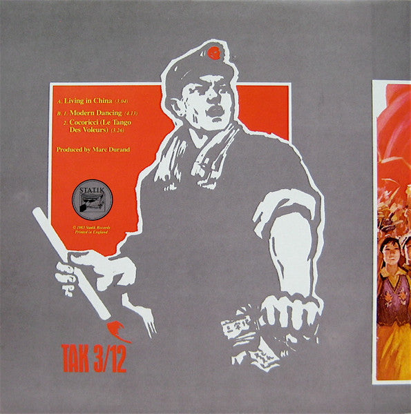 Men Without Hats : Living In China (12", Single)