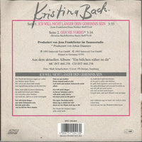 Kristina Bach : Ich Will Nicht Länger Dein Geheimnis Sein (7", Single)