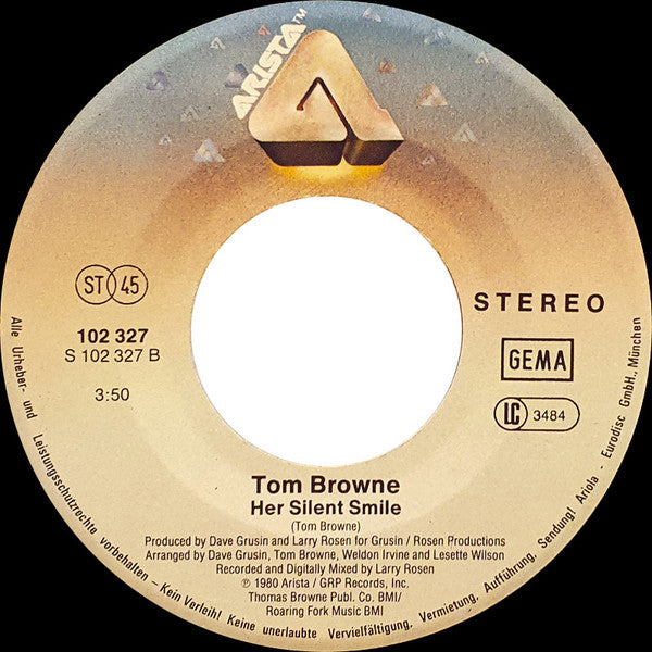 Tom Browne : Funkin' For Jamaica (N.Y.) (7", Single)