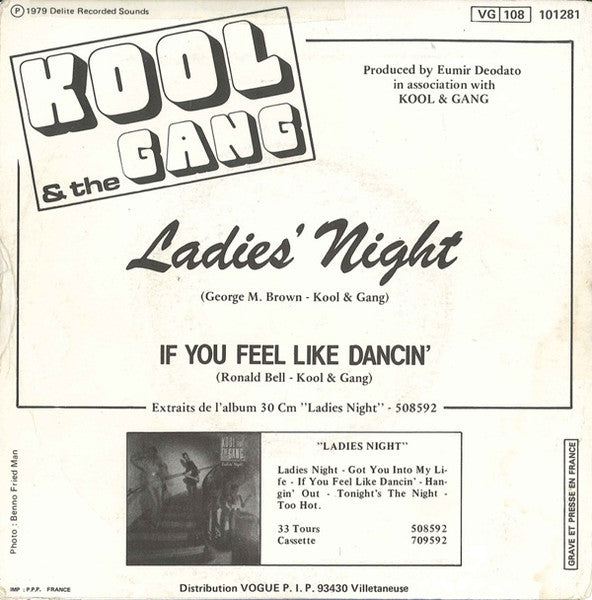 Kool & The Gang : Ladies' Night (7", Single)