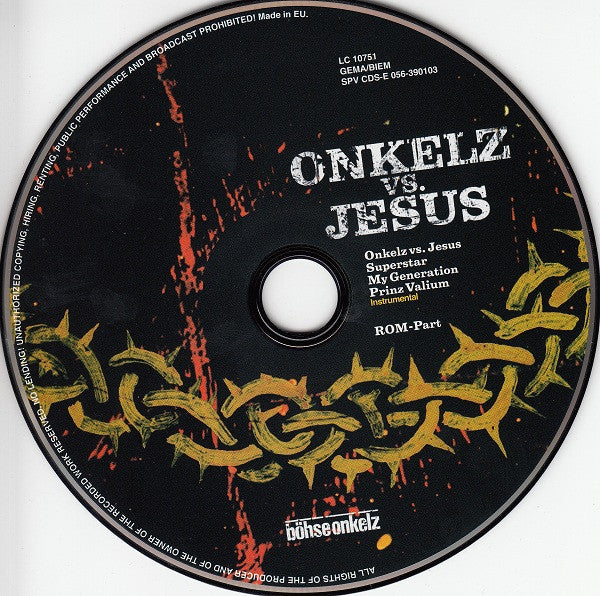 Böhse Onkelz : Onkelz Vs. Jesus (CD, EP, Enh)