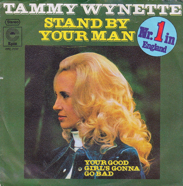 Tammy Wynette : Stand By Your Man (7", Single)