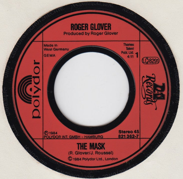 Roger Glover : The Mask (7", Single)