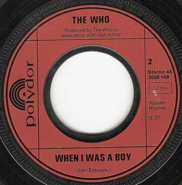 The Who : Let's See Action (7", Single)