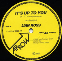 Lian Ross : It's Up To You (Special DJ-Mix) (12", Maxi)