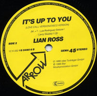 Lian Ross : It's Up To You (Special DJ-Mix) (12", Maxi)
