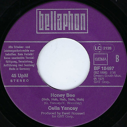 Celia Yancey : Southern Lady / Honey Bee (7", Single)