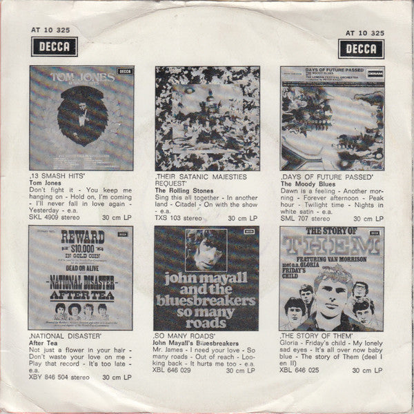 After Tea : Snowflakes On Amsterdam / The Palace Showboat (7", Single)