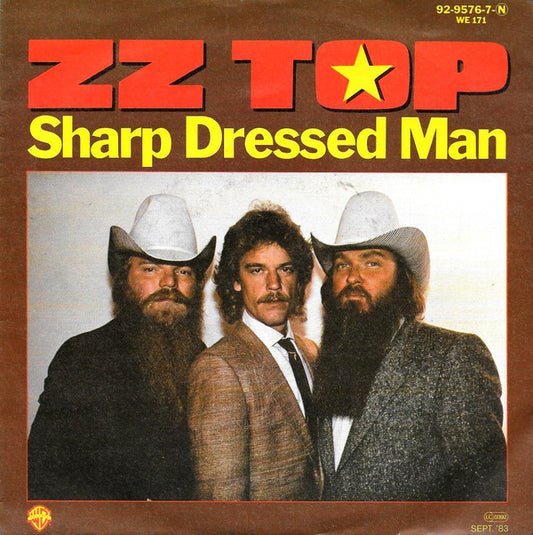 ZZ Top : Sharp Dressed Man (7", Single)