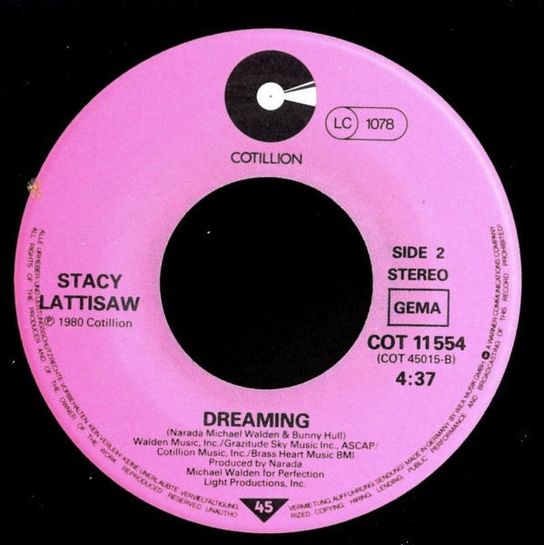 Stacy Lattisaw : Dynamite! (7", Single)