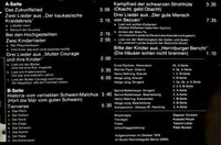 Sonja Kehler - Paul Dessau - Bertolt Brecht : Sonja Kehler Singt Brecht (LP, Album)
