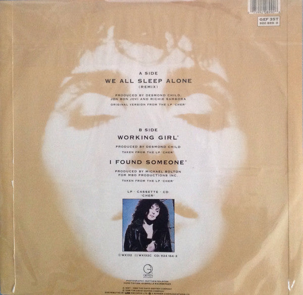 Cher : We All Sleep Alone (Remix) (12", Single)