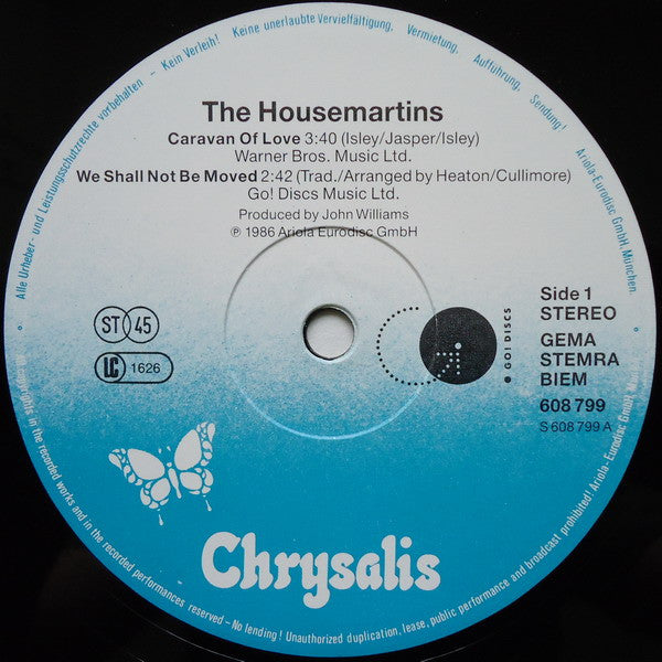 The Housemartins : Caravan Of Love (12", Maxi)