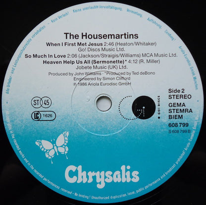The Housemartins : Caravan Of Love (12", Maxi)