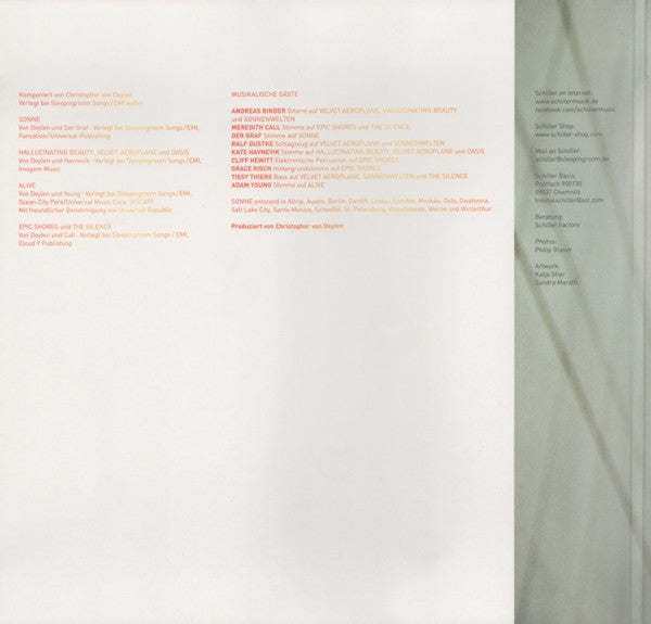 Schiller : Sonne (2xLP, P/Mixed)