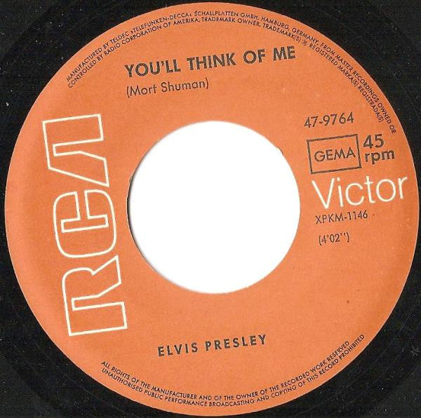 Elvis* : Suspicious Minds / You'll Think Of Me (7", Single)