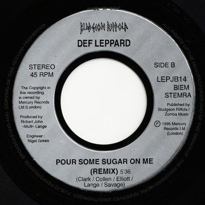 Def Leppard : When Love And Hate Collide (7", Single, Jukebox)
