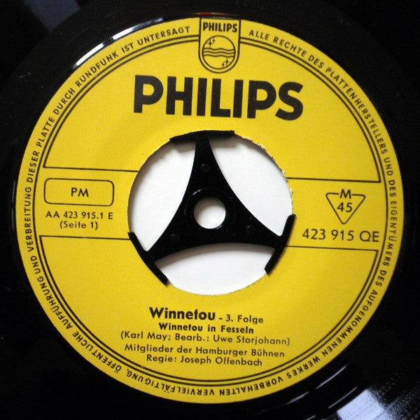 Karl May : Winnetou - 3. Folge - Winnetou In Fesseln (7", EP)
