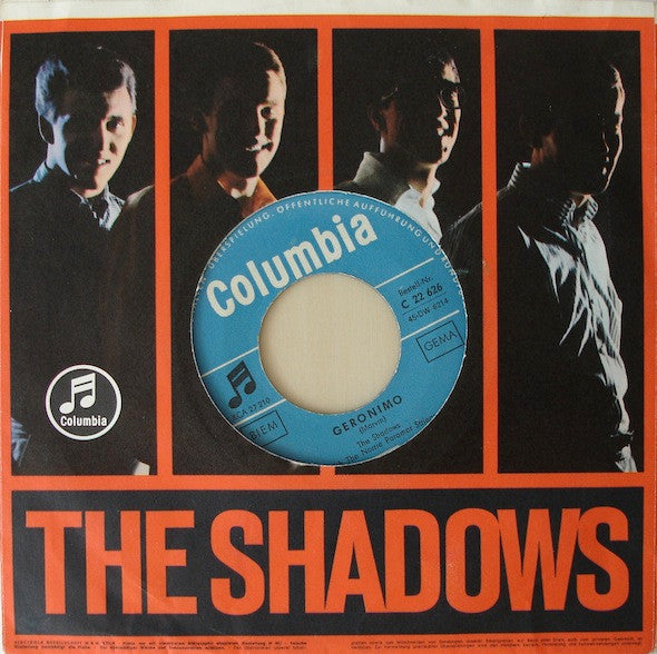 The Shadows : Shazam / Geronimo (7", Single)