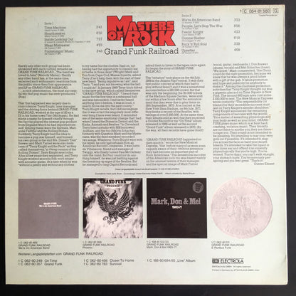 Grand Funk Railroad : Masters Of Rock (LP, Comp)
