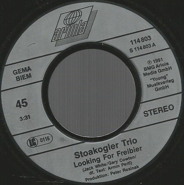 Stoakogler Trio : Looking For Freibier (7", Single)