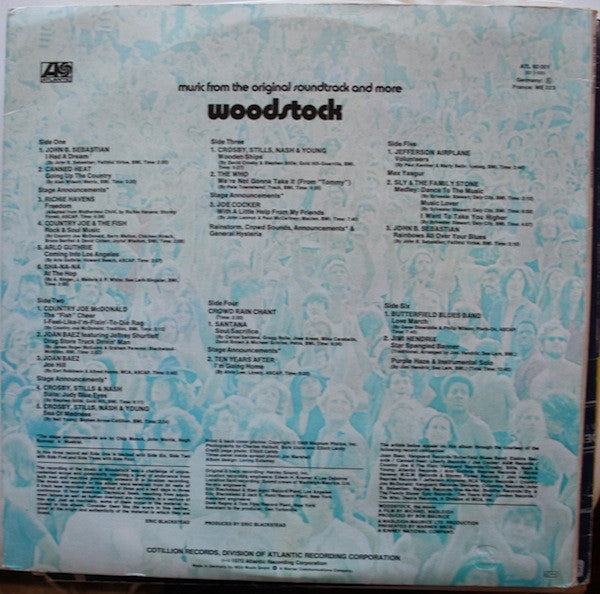 Various : Woodstock - Music From The Original Soundtrack And More (3xLP, Album, M/Print, RE)
