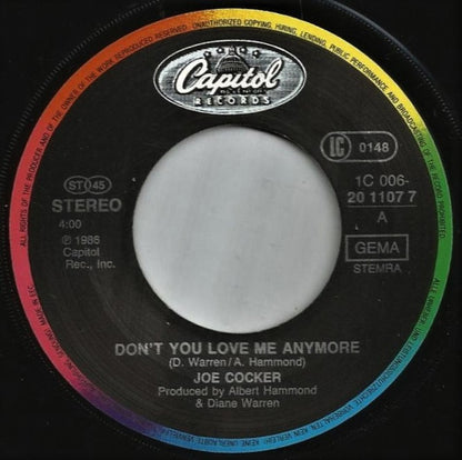 Cocker* : Don't You Love Me Any More (7", Single)