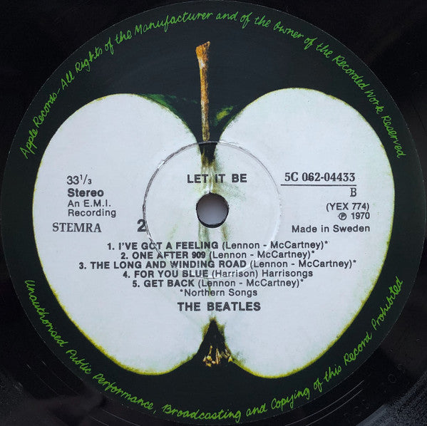 The Beatles : Let It Be (LP, Album, RE)