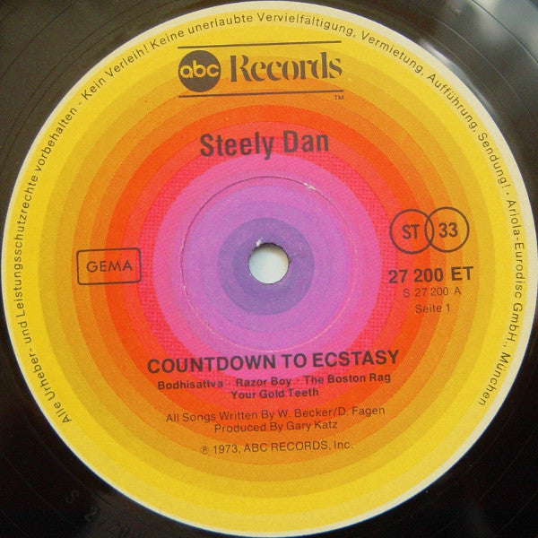 Steely Dan : Countdown To Ecstasy (LP, Album, RE)