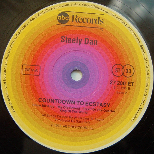 Steely Dan : Countdown To Ecstasy (LP, Album, RE)