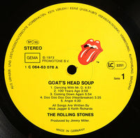 The Rolling Stones : Goats Head Soup (LP, Album, RP)