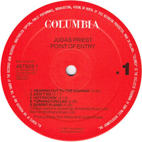 Judas Priest : Point Of Entry (LP, Album, RE)