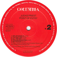 Judas Priest : Point Of Entry (LP, Album, RE)