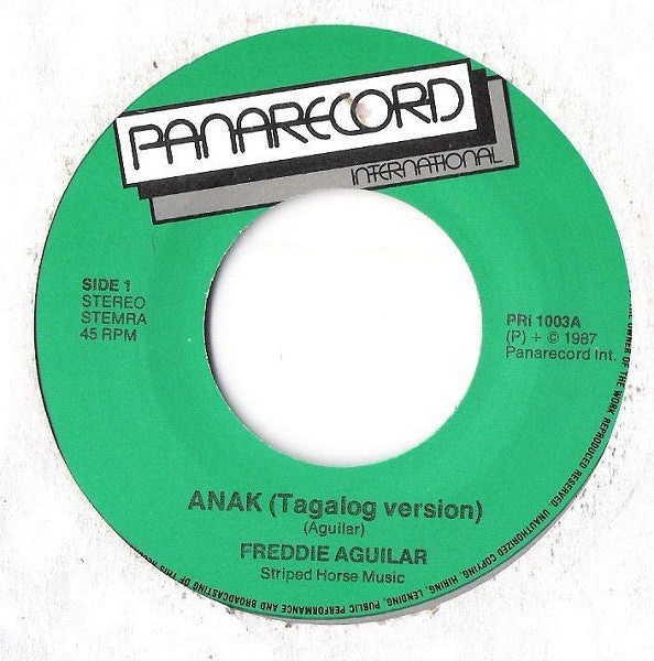 Freddie Aguilar : Anak / Child (7", RE)