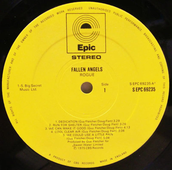 Rogue (4) : Fallen Angels (LP, Album)