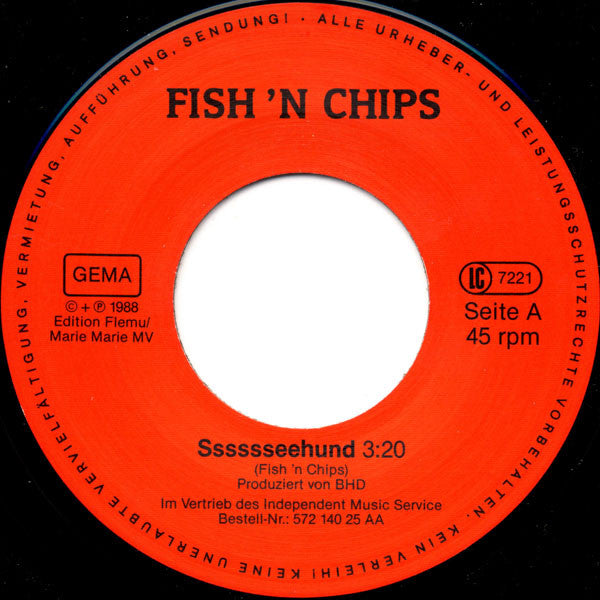 Fish 'n Chips : Sssssseehund (7", Single)