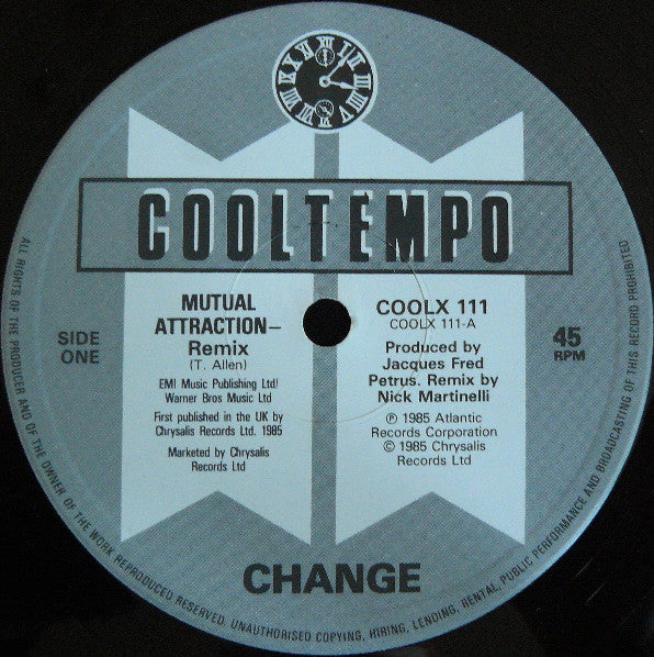 Change : Mutual Attraction (Nick Martinelli Version) (12", Single)