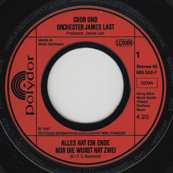 James Last : Alles Hat Ein Ende Nur Die Wurst Hat Zwei (7", Single)