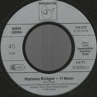 Hannes Kröger : Der Blonde Hans (Special-Radio-Version) (7", Single, Promo)
