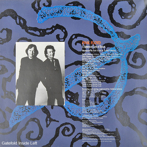 Pink Floyd : A Momentary Lapse Of Reason (LP, Album, Gat)